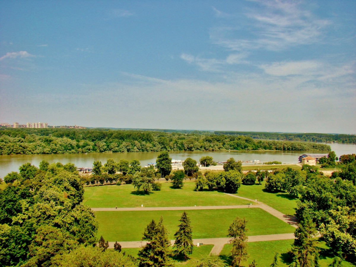 Zdjęcia: Belgrad, Widok na Belgrad z twierdzy Kalemegdan, SERBIA Zdjęcia: Belgrad, Widok na Belgrad z twierdzy Kalemegdan, SERBIA