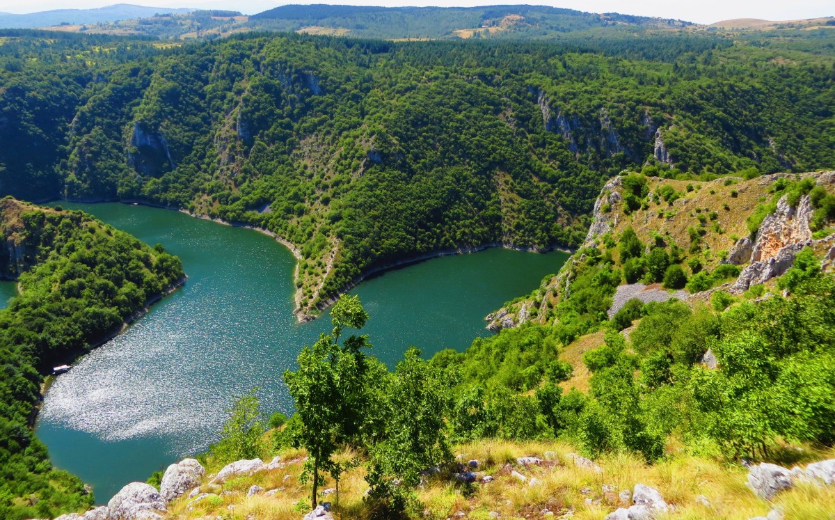 Zdjęcia: kanion Uvac, zerkam w dół..., SERBIA Zdjęcia: kanion Uvac, zerkam w dół..., SERBIA