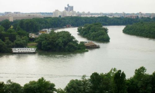 Zdjcie SERBIA / - / Belgrad / Miejsce gdzie Sawa wpada do Dunaju