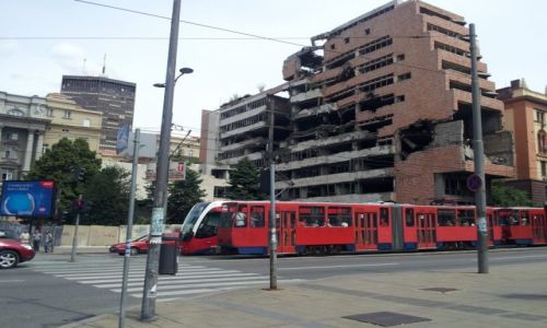 Zdjecie SERBIA / Belgrad / Belgrad / lady wojny