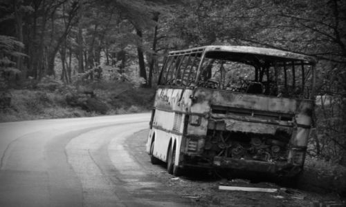 Zdjecie SERBIA / Nowy Sad / Okolice Nowego Sadu / autobus