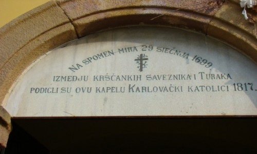 Zdjcie SERBIA / Vojvodina / Sremski Karlovci / Sremski Karlovci-Kaplica Pokoju/Kapela Mira/ z 1817 roku