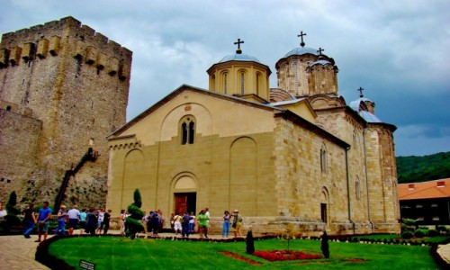 Zdjcie SERBIA / Gornja Resava / Despotovac,Manasija / Manasija-koci w.Trjcy/1406-18/