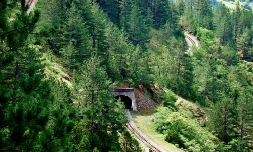 Zdjecie SERBIA / zach.Serbia / Mokra Gora / Sarganska Osmica-fragment trasy kolejki
