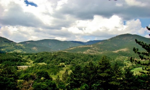 Zdjcie SERBIA / zach.Serbia / Mokra Gora / Sarganska Osmica-widok z kolejki