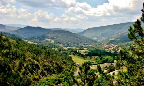 Zdjęcie SERBIA / zach.Serbia / Mokra Gora / Sarganska Osmica-widok z kolejki