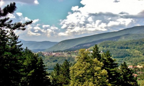 Zdjcie SERBIA / zach.Serbia / Mokra Gora / Sarganska Osmica-widok z kolejki