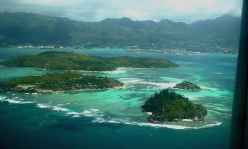 Zdjecie SESZELE / Mahe / St Anne MArine National PArk / z lotu ptaka.. konkurs