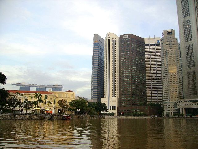 Zdjęcia: Singapore River, Singapore, widok z rzeki, SINGAPUR Zdjęcia: Singapore River, Singapore, widok z rzeki, SINGAPUR