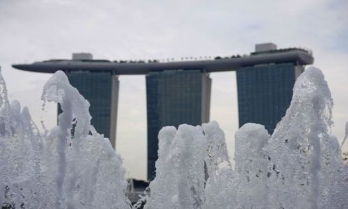 SINGAPUR / Singapur / Centrum / Marina Bay