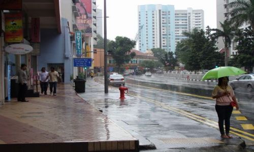 Zdjecie SINGAPUR / Singapore / - / Singapur w deszczu