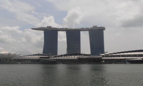 Zdjęcie SINGAPUR / singapur / widok na hotel / marina bay