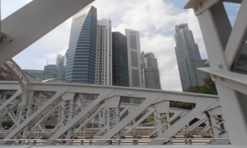 Zdjecie SINGAPUR / centrum miasta / .. / wiezowce
