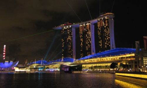 Zdjęcie SINGAPUR / Singapur / wyspa / Singapur noc± jak kameleon