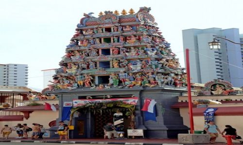 Zdjecie SINGAPUR / - / Singapur / witynia Sri Mariamman 