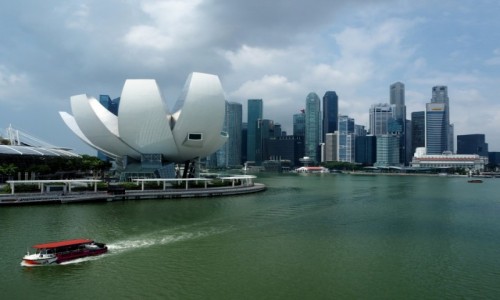 Zdjcie SINGAPUR / pd -wsch Azja / Marina Bay / Marina Bay