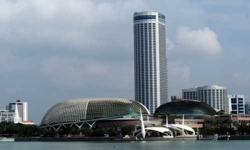 Zdjcie SINGAPUR / pd -wsch Azja / Marina Bay / Durian