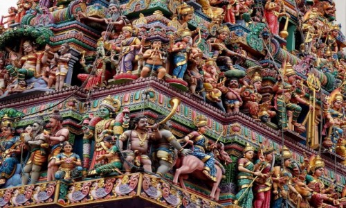 Zdjcie SINGAPUR / pd -wsch Azja / Little India / Sri Veeramakaliamman Temple