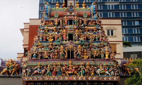 Zdjcie SINGAPUR / pd -wsch Azja / Little India / Sri Veeramakaliamman Temple