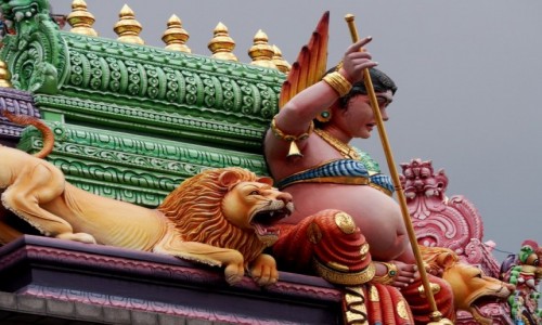 Zdjcie SINGAPUR / pd -wsch Azja / Little India / Sri Veeramakaliamman Temple