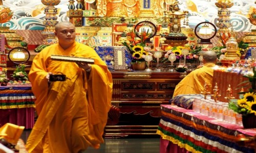 Zdjcie SINGAPUR / pd -wsch Azja / Chinatown / Buddha Tooth Relic Temple