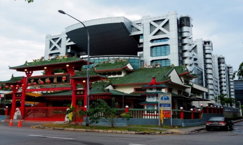 Zdjcie SINGAPUR / pd -wsch Azja / Singapur / Kontrasty