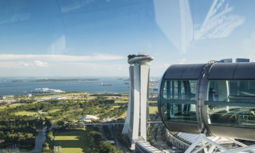 Zdjcie SINGAPUR / Singapur / Singapur / Singapore Flyer