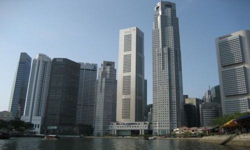 Zdjecie SINGAPUR / Nabrzeze / centrum miasta / Drapacze Chmur