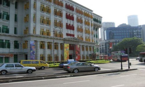 Zdjecie SINGAPUR / Nabrzeze rzeki / centrum miasta / Dom kolorowych okien
