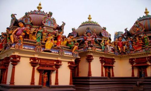 Zdjęcie SINGAPUR / Singapore / dzielnica chińska / Hinduska świątynia
