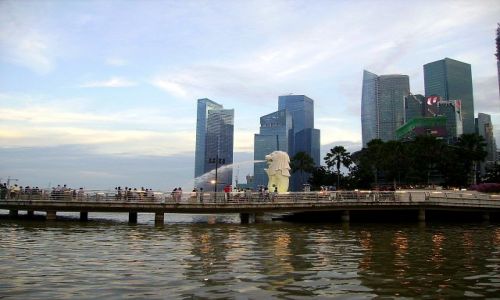 Zdjcie SINGAPUR / Singapur / Singapore Bay / w zatoce Singapore 