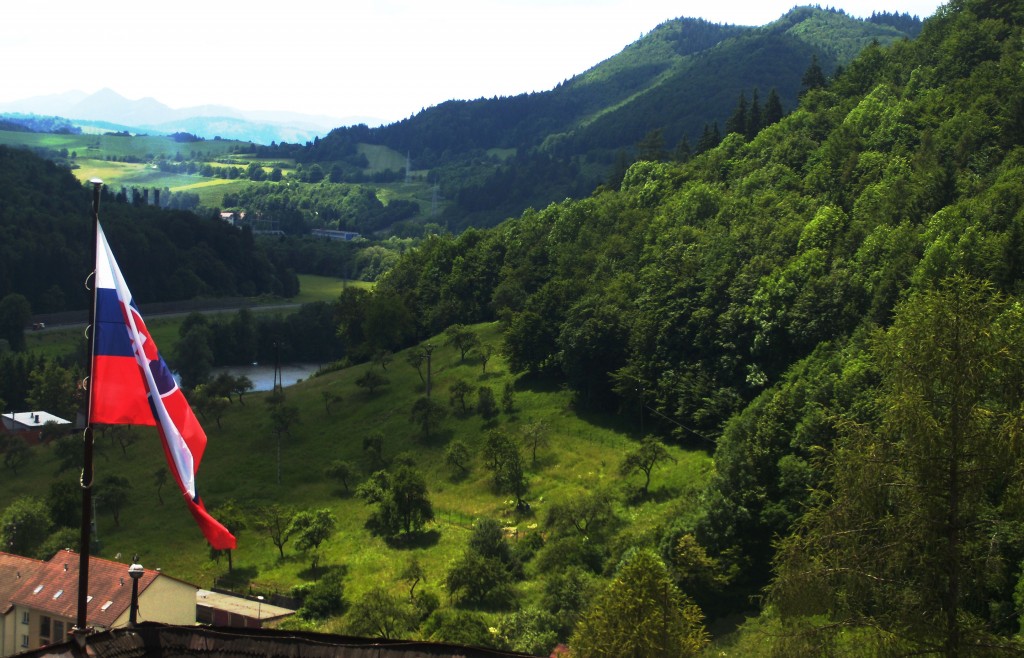 Zdjęcia: Orawa, widok z baszty zamkowej, SłOWACJA Zdjęcia: Orawa, widok z baszty zamkowej, SłOWACJA