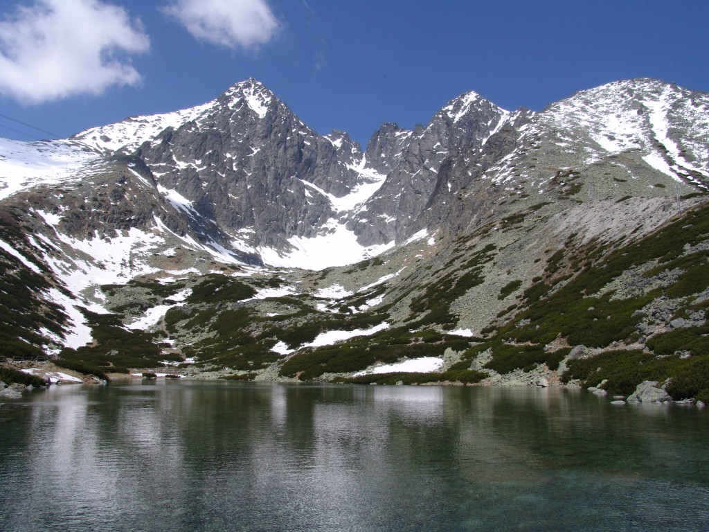 Zdjęcia: Łomnicki Staw - Skalnaté pleso, Poprad, Widok na Łomnicę, SłOWACJA Zdjęcia: Łomnicki Staw - Skalnaté pleso, Poprad, Widok na Łomnicę, SłOWACJA