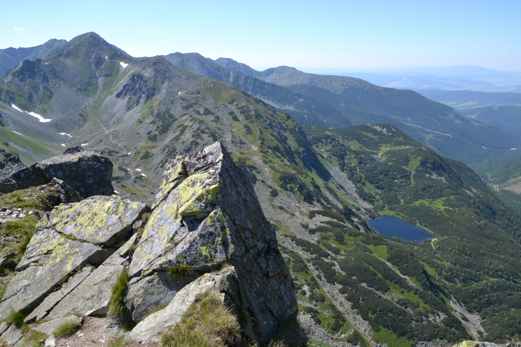 Zdjęcia: Rohacz Ostry, Tatry Zachodnie, Widok z Ostrego na Rohackie stawy, SłOWACJA Zdjęcia: Rohacz Ostry, Tatry Zachodnie, Widok z Ostrego na Rohackie stawy, SłOWACJA