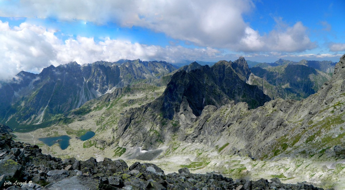 Zdjęcia: Rysy., Wysokie Tatry., Panorama z Rysów Słowackich., SłOWACJA Zdjęcia: Rysy., Wysokie Tatry., Panorama z Rysów Słowackich., SłOWACJA