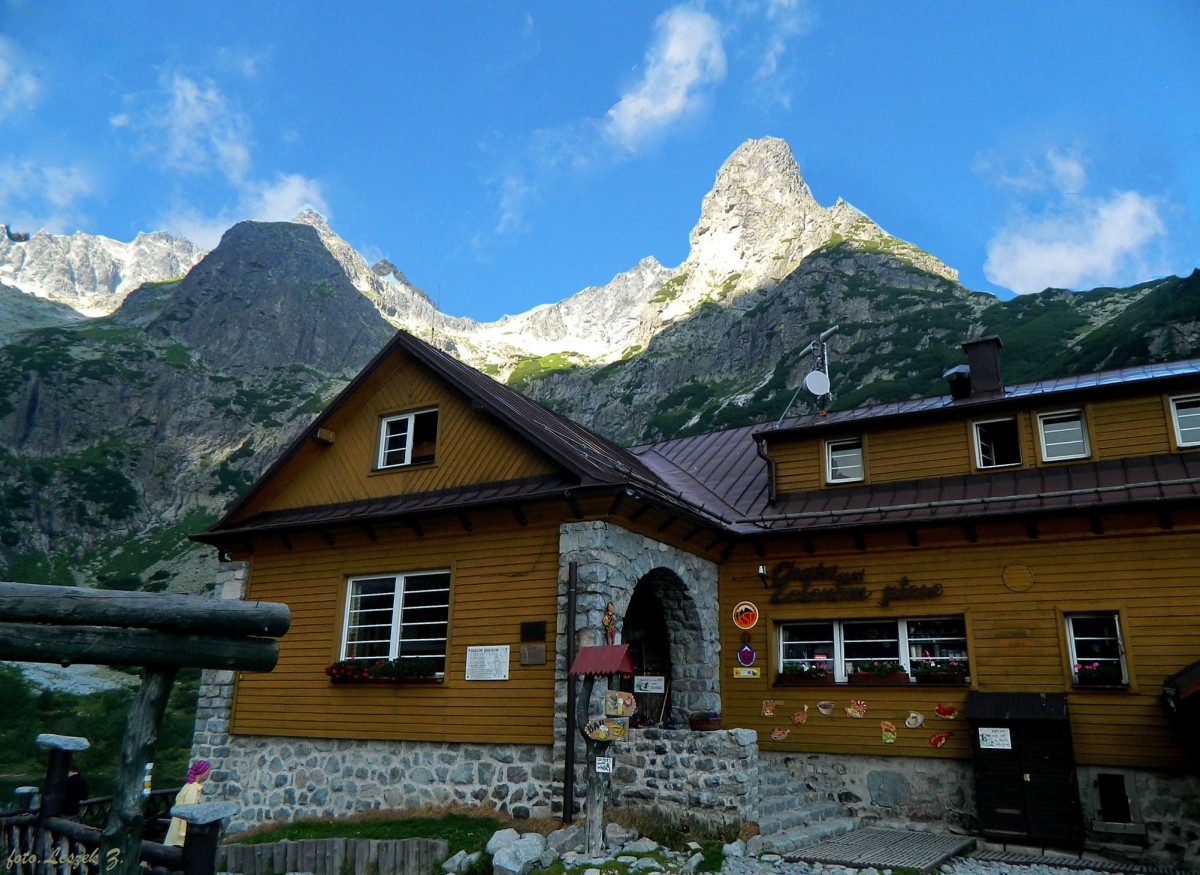 Zdjęcia: Zielony Staw Kieżmarski., Wysokie Tatry., Chata przy Zielonym Stawie Kieżmarskim., SłOWACJA Zdjęcia: Zielony Staw Kieżmarski., Wysokie Tatry., Chata przy Zielonym Stawie Kieżmarskim., SłOWACJA