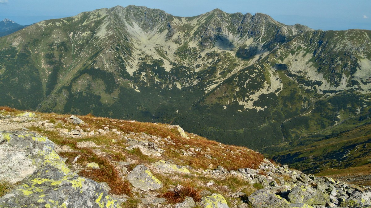 Zdjęcia: okolice Barańca, tatry zachodnie, widok na tzw.Słowacką orlą perć , SłOWACJA Zdjęcia: okolice Barańca, tatry zachodnie, widok na tzw.Słowacką orlą perć , SłOWACJA