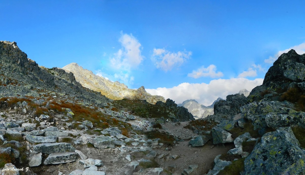 Zdjęcia: Szlak na Sławkowski Szczyt., Wysokie Tatry., Ze szlaku na "Sławka", SłOWACJA Zdjęcia: Szlak na Sławkowski Szczyt., Wysokie Tatry., Ze szlaku na "Sławka", SłOWACJA