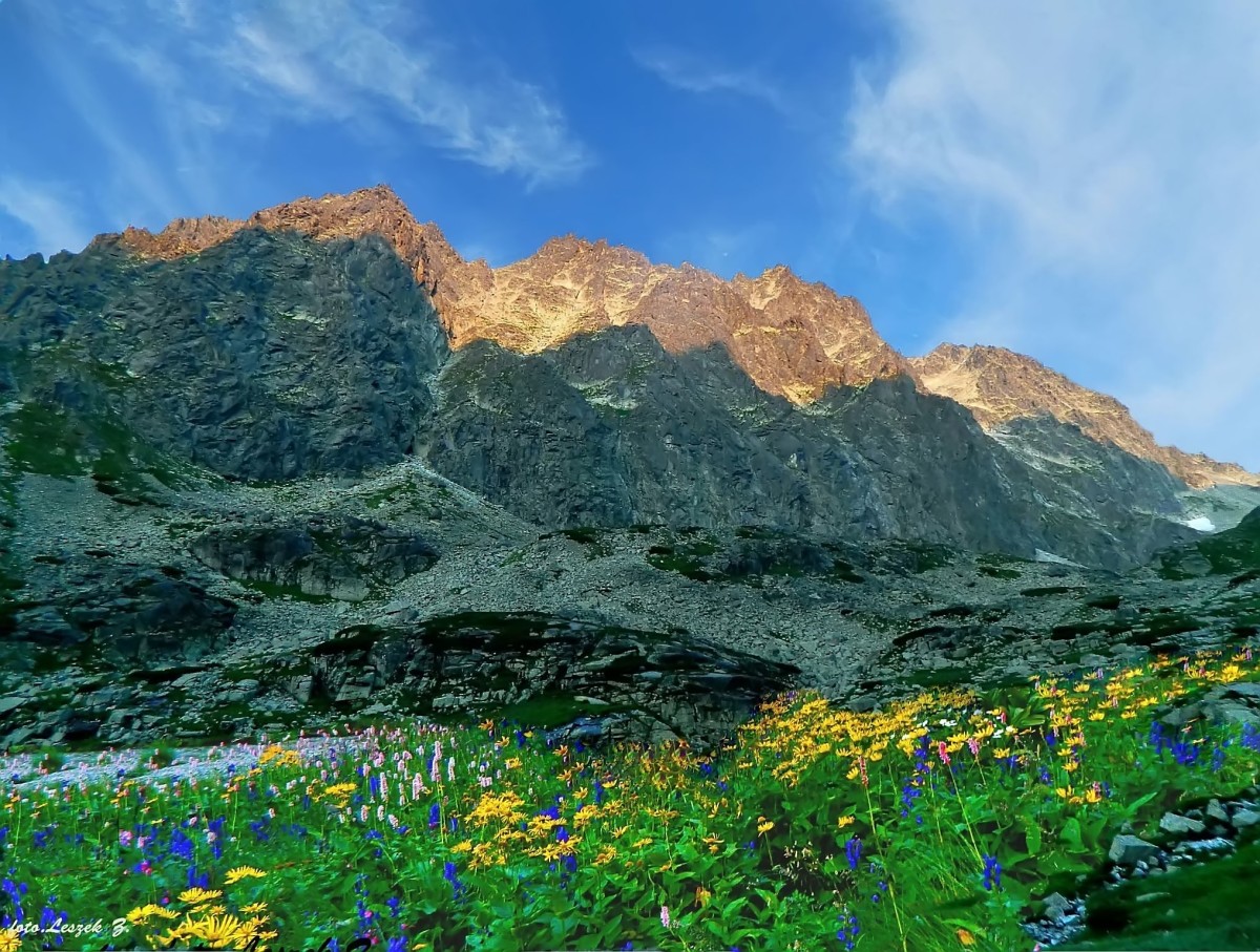 Zdjęcia: Dolina Wielicka., Wysokie Tatry., Gerlach z Wielickich Ogrodów. , SłOWACJA Zdjęcia: Dolina Wielicka., Wysokie Tatry., Gerlach z Wielickich Ogrodów. , SłOWACJA