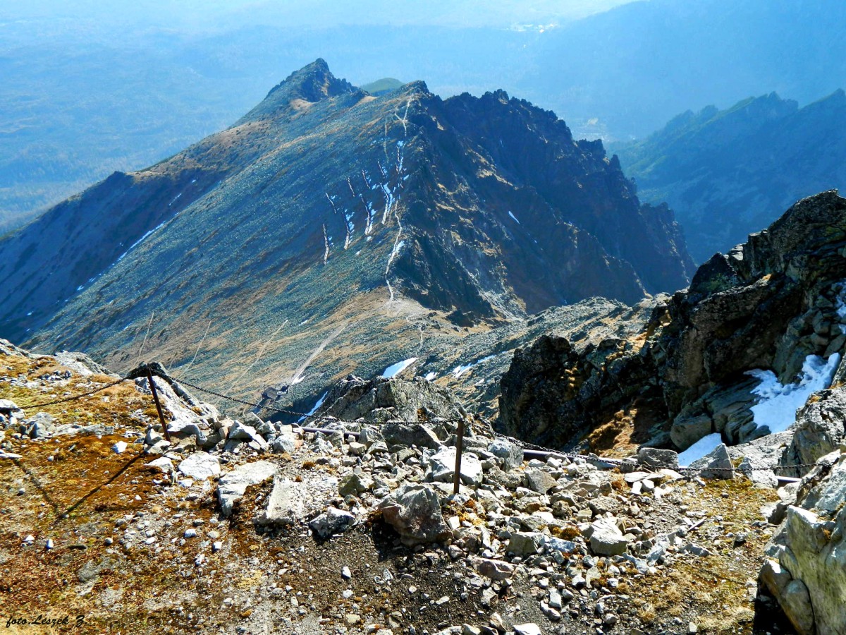 Zdjęcia: Łomnica 2634 m., Wysokie Tatry., Widok z Łomnicy., SłOWACJA Zdjęcia: Łomnica 2634 m., Wysokie Tatry., Widok z Łomnicy., SłOWACJA