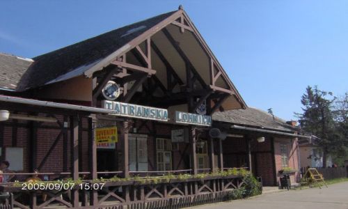 Zdjecie SłOWACJA / Tatry słowackie / Tatrzańska Łomnica / Stacja Tatrzańska Łomnica