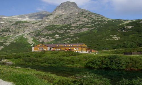 Zdjecie SOWACJA / Tatry Wysokie / Dolina Zeleneho plesa / Schronisko przy Zielonym St. (Kiemarskim)