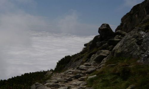 Zdjecie SOWACJA / Tatry Wysokie / Rakuska Czuba / Nad chmurami