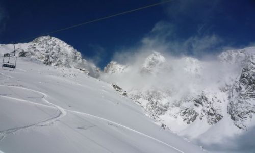 Zdjęcie SłOWACJA / Slowacja /  ok..łomnickie sedlo / zima Tatry