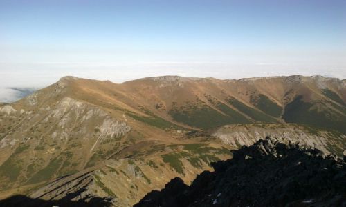 Zdjecie SOWACJA / .. / widok z Jagnicego wierchu na Tatry Bielskie / Tatry Wysokie 