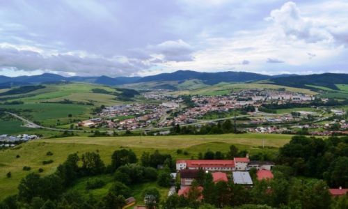 Zdjecie SOWACJA / KRAJ PRESZOWSKI / STARA LUBOVLA / Panorama z zamku Lubowniaskiego