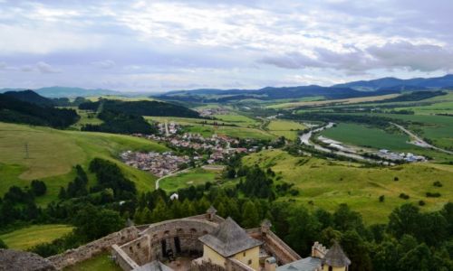 Zdjcie SOWACJA / KRAJ PRESZOWSKI / STARA LUBOVLA / Panorama z zamku Lubowniaskiego