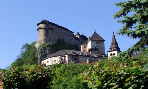 Zdjcie SOWACJA / Orawa / Orawski Podzamok / Zamek orawski (Oravsky hrad) 