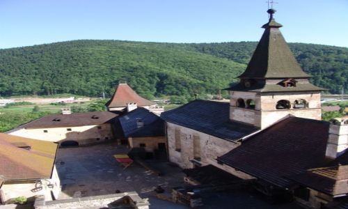 Zdjcie SOWACJA / Orawa / Orawski Podzamok / Zamek orawski (Oravsky hrad) widok