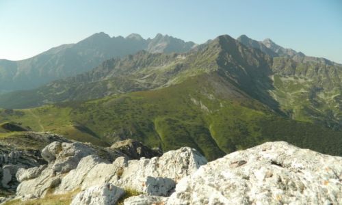 Zdjecie SOWACJA / tatry bielskie / gdzie na szlaku / widok na  Jagniecy Wierch iTatry